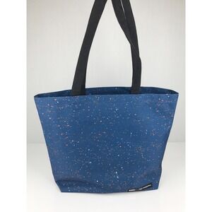 Subaru BARK Tote Bag Blue Speckled Inside Zip Pocket Dog Lover Gift 17"x5"x13.5"